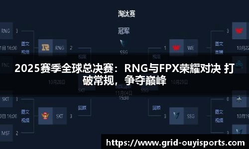 2025赛季全球总决赛：RNG与FPX荣耀对决 打破常规，争夺巅峰